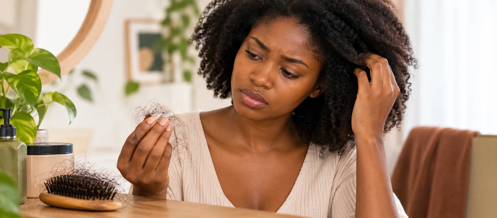 Comprendre la chute de cheveux chez les femmes afro